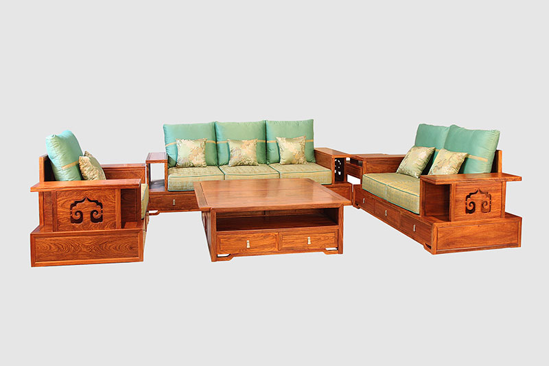 连云港中式实木沙发简直太美了